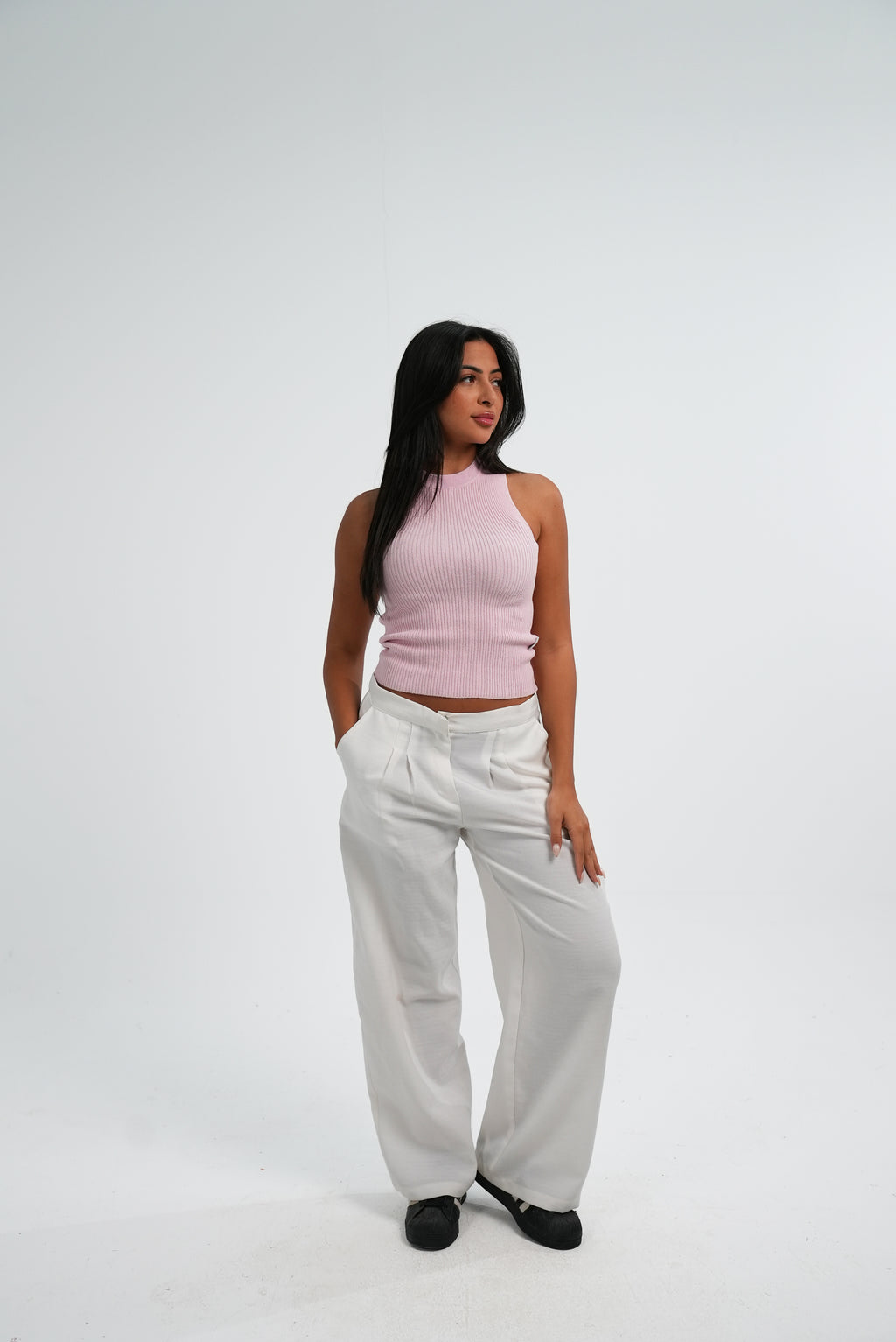 Knitted Top | Pink